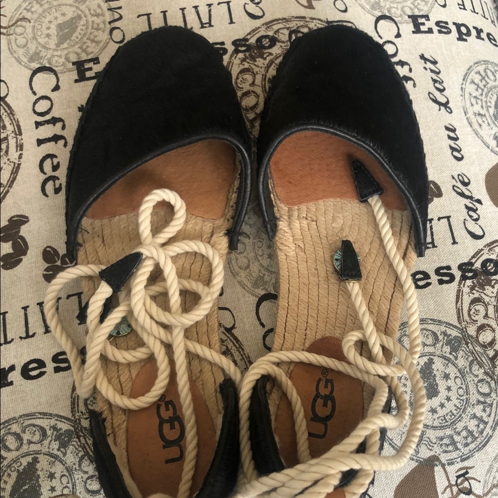 UGG Australia Libby Calf Hair d'Orsay Espadrille - Picture 7 of 8